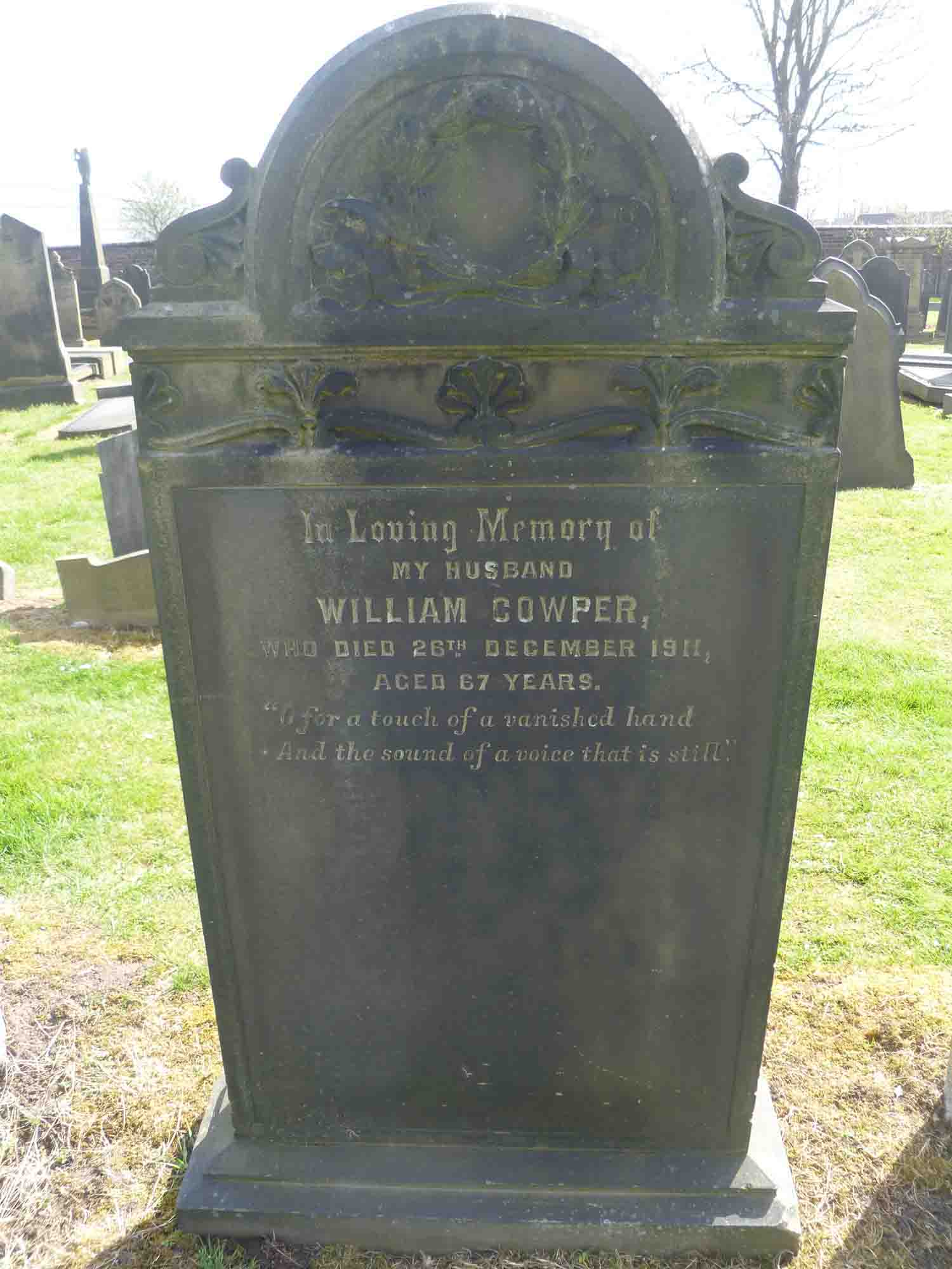 Cowper, William (D Left 541)